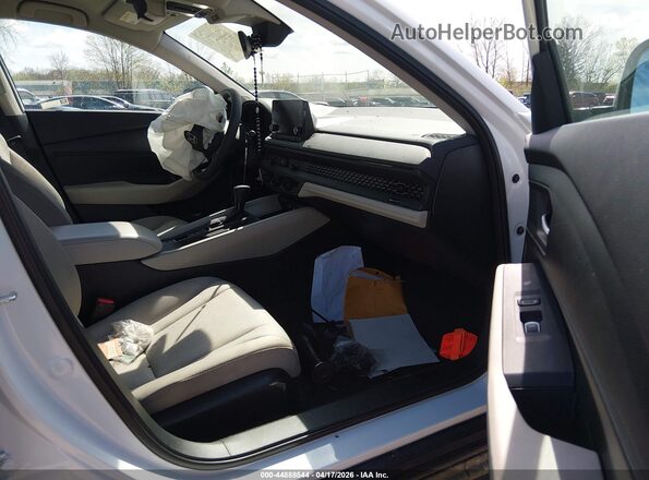 1HGCY1F2XSA091930 2025 HONDA ACCORD White წინა სალონის ხედი