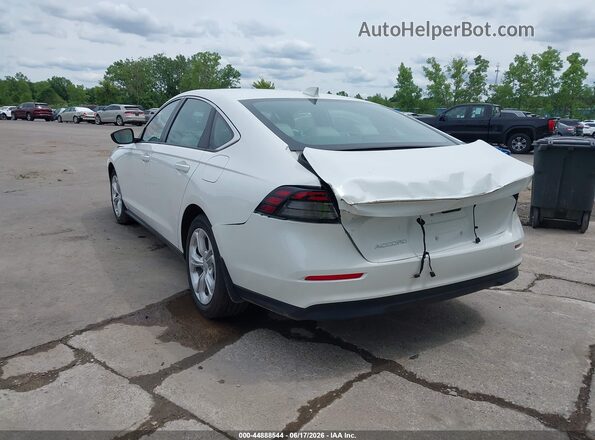 1HGCY1F2XSA091930 2025 HONDA ACCORD White უკანა მარცხენა