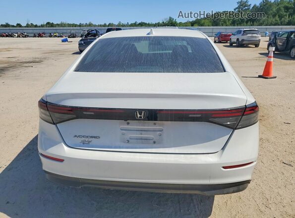 1HGCY1F30PA005282 2023 HONDA ACCORD White Rear view