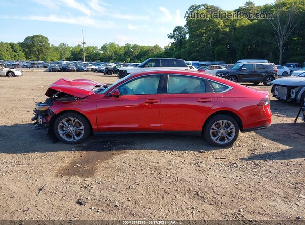1HGCY1F30RA024949 2024 HONDA ACCORD Red Вид задньої частини салону