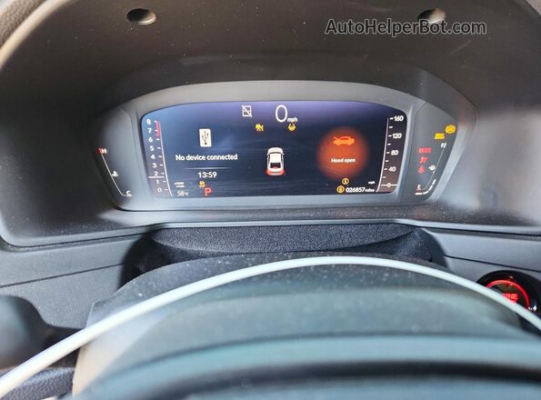 1HGCY1F30RA052640 2024 HONDA ACCORD Gray Widok zestawu wskaźników