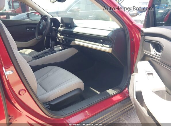 1HGCY1F31PA031308 2023 HONDA ACCORD Burgundy Вид салону спереду