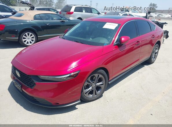 1HGCY1F31PA031308 2023 HONDA ACCORD Burgundy Передня ліва чверть
