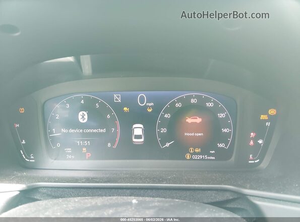 1HGCY1F31PA047315 2023 HONDA ACCORD White Widok tylnych siedzeń