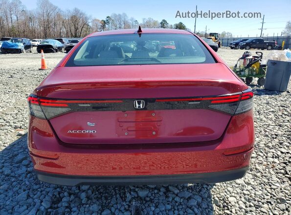 1HGCY1F31PA058248 2023 HONDA ACCORD Red Вид ззаду