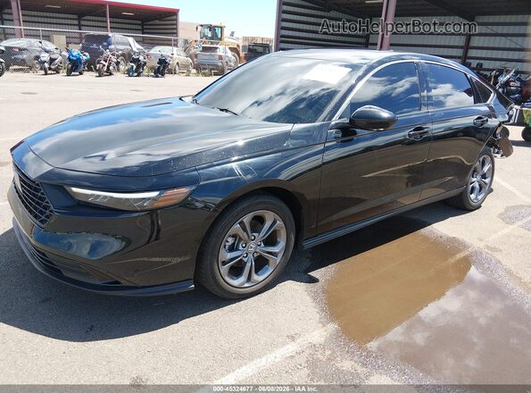 1HGCY1F31RA070029 2024 HONDA ACCORD Black Front left