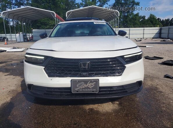 1HGCY1F32PA006837 2023 HONDA ACCORD White Front view