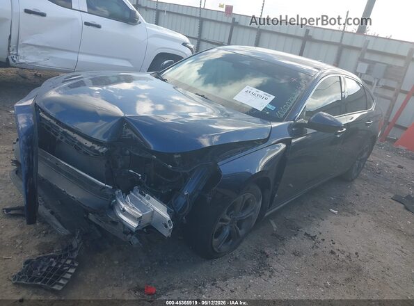 1HGCY1F32RA084635 2024 HONDA ACCORD Blue წინა მარცხენა ხედი სამი მეოთხედიდან