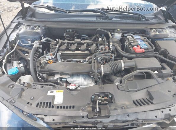1HGCY1F32RA084635 2024 HONDA ACCORD Blue უკანა ხედი