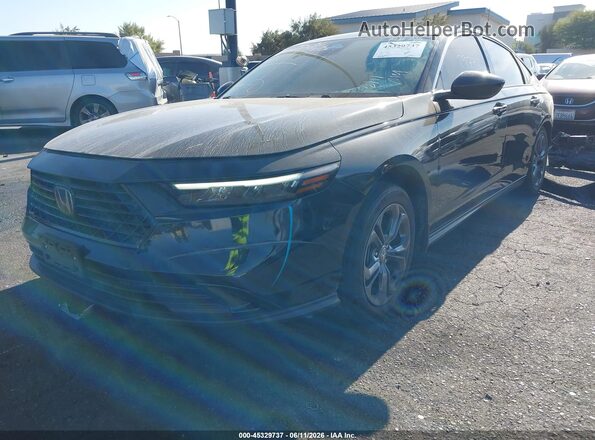 1HGCY1F33PA006121 2023 HONDA ACCORD Black Front left