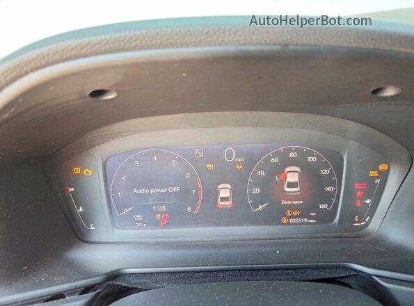 1HGCY1F34PA022103 2023 HONDA ACCORD Black Սարքավորումների վահանակի տեսք