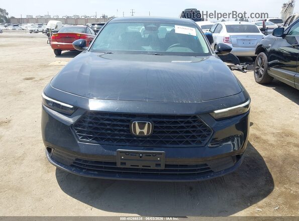 1HGCY1F34RA032987 2024 HONDA ACCORD Black Widok wnętrza z tyłu