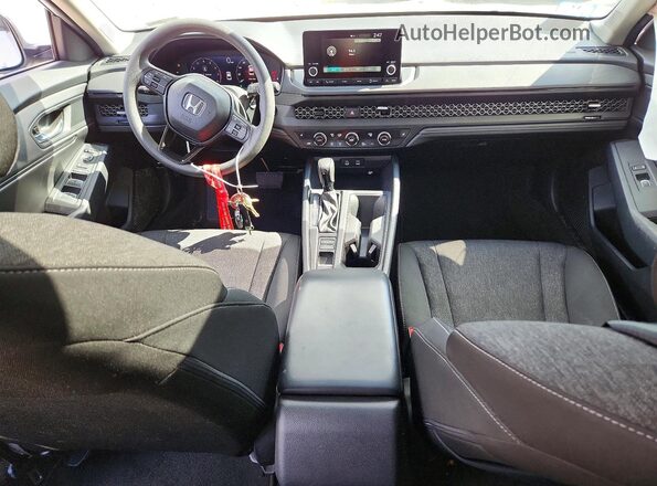 1HGCY1F34RA052480 2024 HONDA ACCORD White Widok deski rozdzielczej