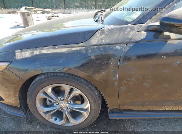 1HGCY1F34RA077122 2024 HONDA ACCORD Black Front view