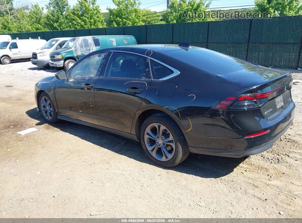 1HGCY1F34RA077122 2024 HONDA ACCORD Black Rear left