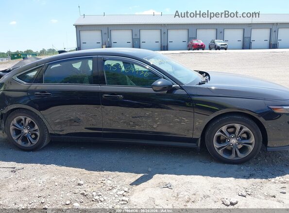 1HGCY1F35PA007142 2023 HONDA ACCORD Black Vista interior trasera