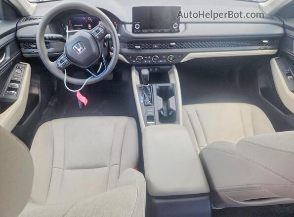 1HGCY1F35PA041727 2023 HONDA ACCORD Gray Dashboard view