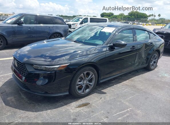 1HGCY1F36PA012348 2023 HONDA ACCORD Black Front left