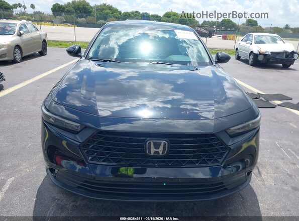 1HGCY1F36PA012348 2023 HONDA ACCORD Black Instrument cluster view