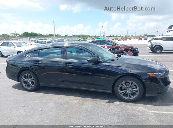 1HGCY1F36PA012348 2023 HONDA ACCORD Black Rear interior view