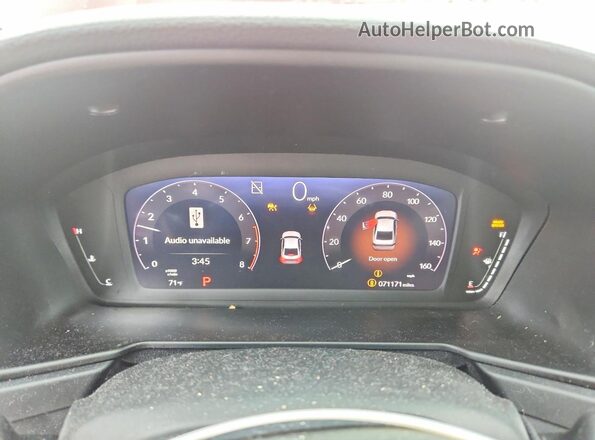 1HGCY1F36RA006360 2024 HONDA ACCORD Красный Вид щитка приборов
