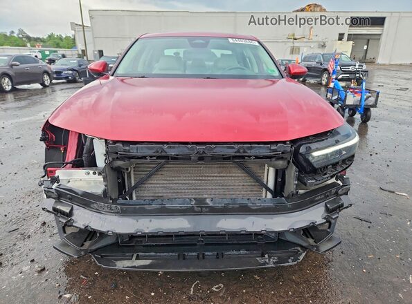1HGCY1F36RA006360 2024 HONDA ACCORD Красный Вид спереди