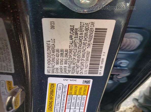 1HGCY1F36RA006827 2024 HONDA ACCORD Charcoal Engine compartment view
