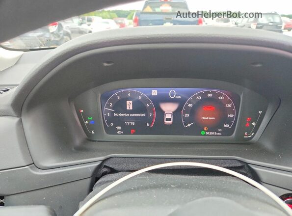 1HGCY1F36RA055705 2024 HONDA ACCORD Gray Instrument cluster view
