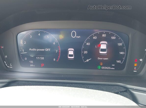 1HGCY1F36RA063500 2024 HONDA ACCORD Gray Widok tylnych siedzeń