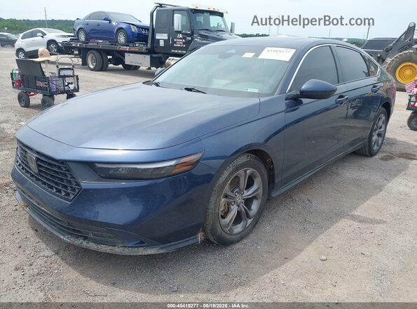 1HGCY1F36RA069524 2024 HONDA ACCORD Blue წინა მარცხენა ხედი სამი მეოთხედიდან