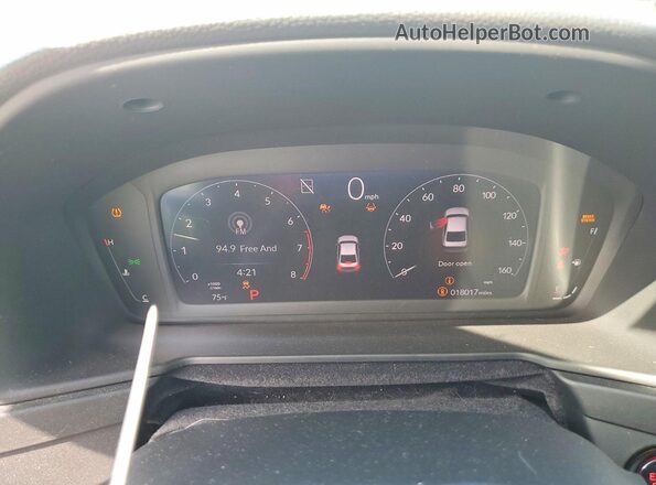 1HGCY1F36RA071922 2024 HONDA ACCORD Белый Вид щитка приборов