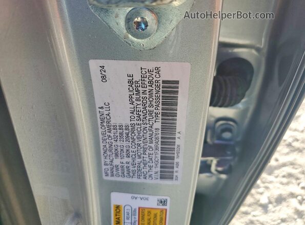 1HGCY1F36RA087618 2024 HONDA ACCORD Silver Engine compartment view