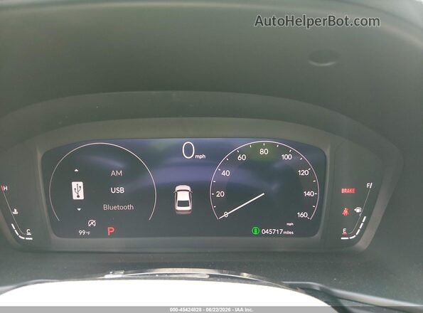 1HGCY1F37PA027862 2023 HONDA ACCORD White უკანა სავარძლების ხედი
