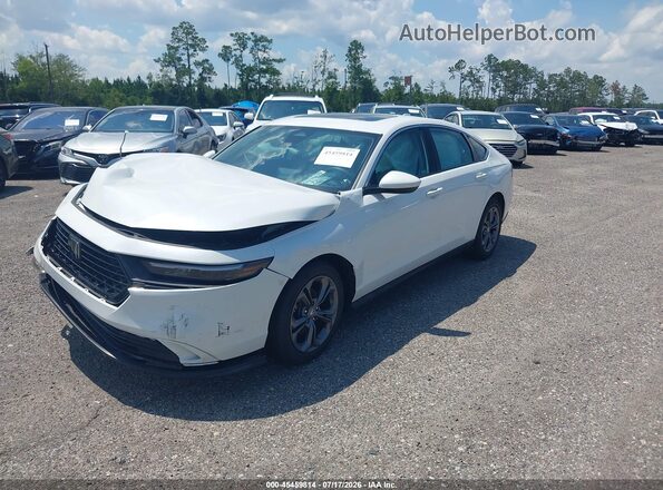 1HGCY1F37PA029742 2023 HONDA ACCORD Белый Передняя левая четверть