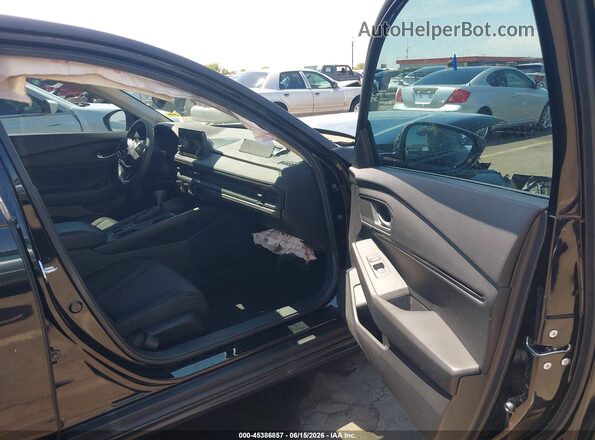 1HGCY1F37RA011776 2024 HONDA ACCORD Black წინა სალონის ხედი