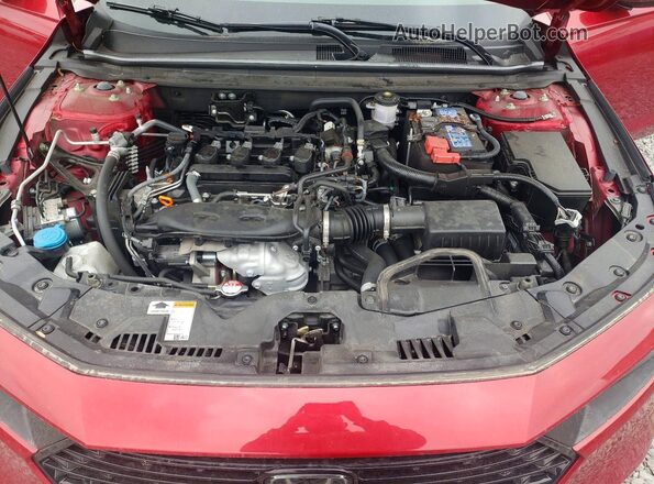 1HGCY1F37RA034295 2024 HONDA ACCORD Red უკანა სალონის ხედი
