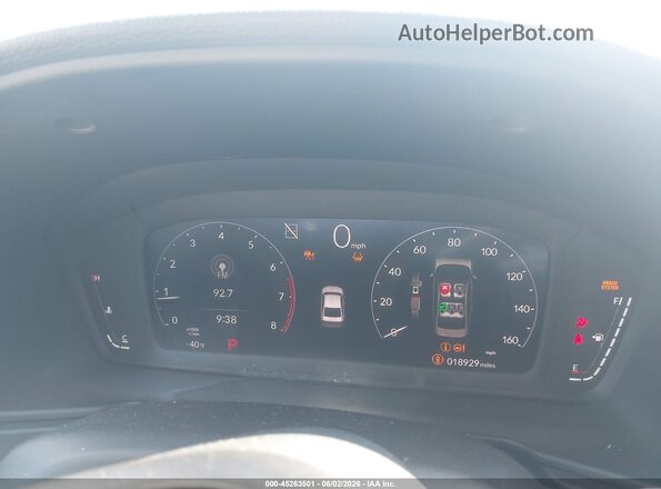 1HGCY1F38PA005532 2023 HONDA ACCORD Blue უკანა სავარძლების ხედი
