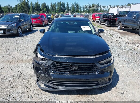 1HGCY1F38PA013923 2023 HONDA ACCORD Black Սալոնի հետևի տեսք