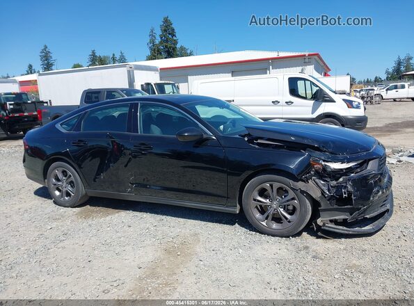 1HGCY1F38PA013923 2023 HONDA ACCORD Black Սալոնի 360 աստիճան տեսք