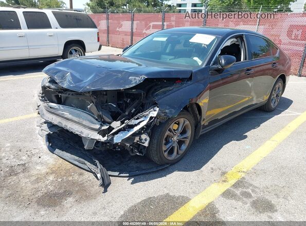 1HGCY1F38PA022170 2023 HONDA ACCORD Black Передня ліва чверть