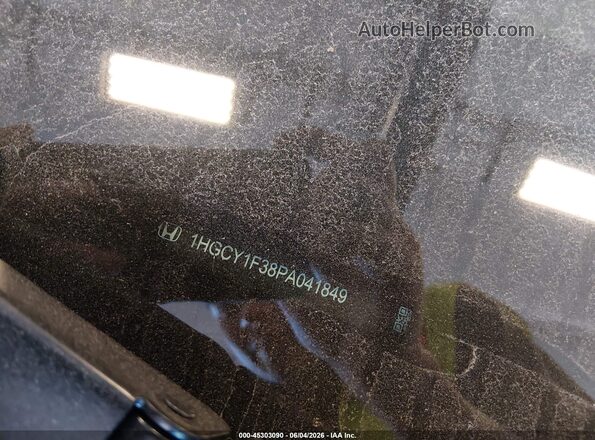 1HGCY1F38PA041849 2023 HONDA ACCORD Gray Widok komory silnika