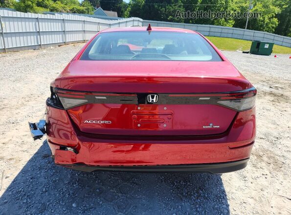 1HGCY1F38RA049386 2024 HONDA ACCORD Red Հետևի տեսք