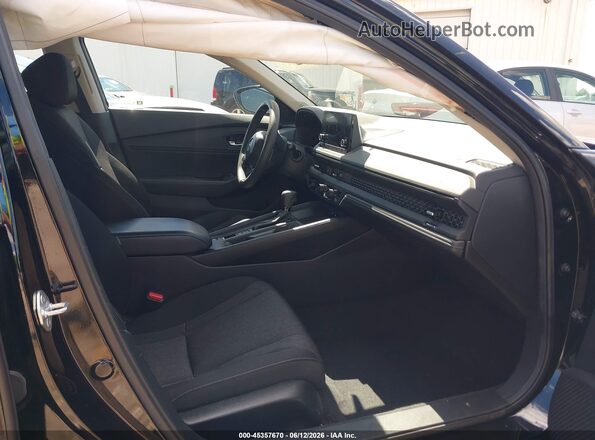 1HGCY1F39PA006981 2023 HONDA ACCORD Black Front interior view