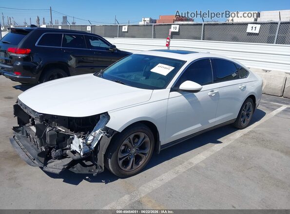 1HGCY1F39PA015602 2023 HONDA ACCORD White Передня ліва чверть