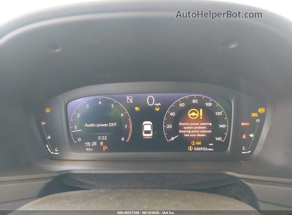 1HGCY1F39PA055033 2023 HONDA ACCORD Белый Вид задних сидений