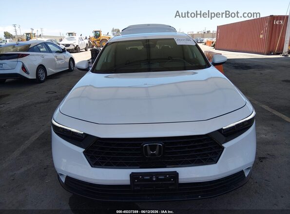 1HGCY1F39PA055033 2023 HONDA ACCORD Белый Вид задней части салона