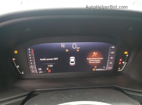 1HGCY1F3XRA026515 2024 HONDA ACCORD White Вид щитка приладів