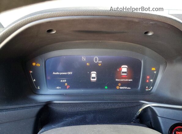 1HGCY1F3XRA044643 2024 HONDA ACCORD White Vista del cuadro de instrumentos