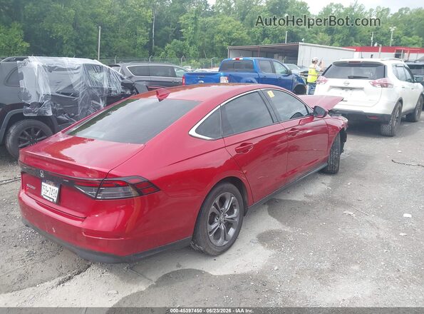1HGCY1F3XRA049342 2024 HONDA ACCORD Burgundy Tył prawy