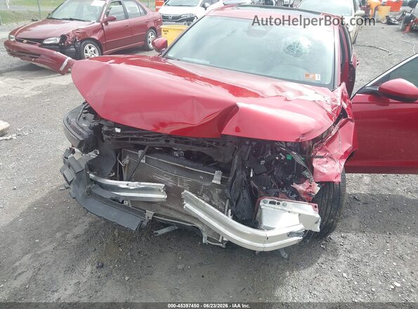 1HGCY1F3XRA049342 2024 HONDA ACCORD Burgundy Widok z przodu